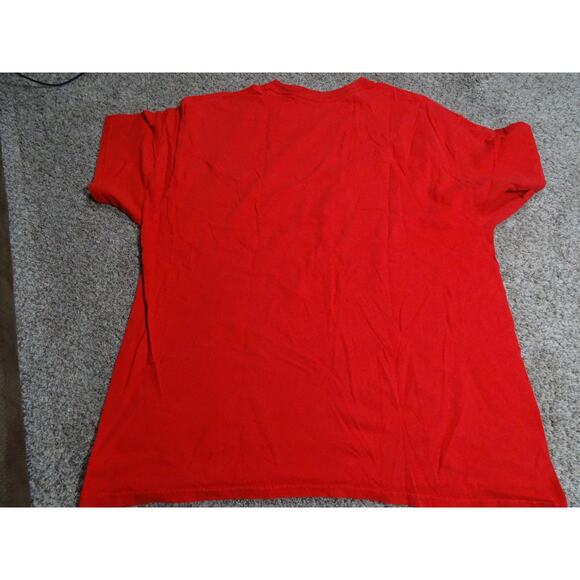 XL 2007 Foo Fighters Lightning Bolt T-Shirt Red Concert Band Tee Faded Graphics - Picture 7 of 8